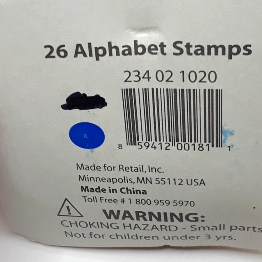 Alphabet Rubber Stamps Scrapbook 26 Count + 2 Ink Pad New - Picture 4 of 5